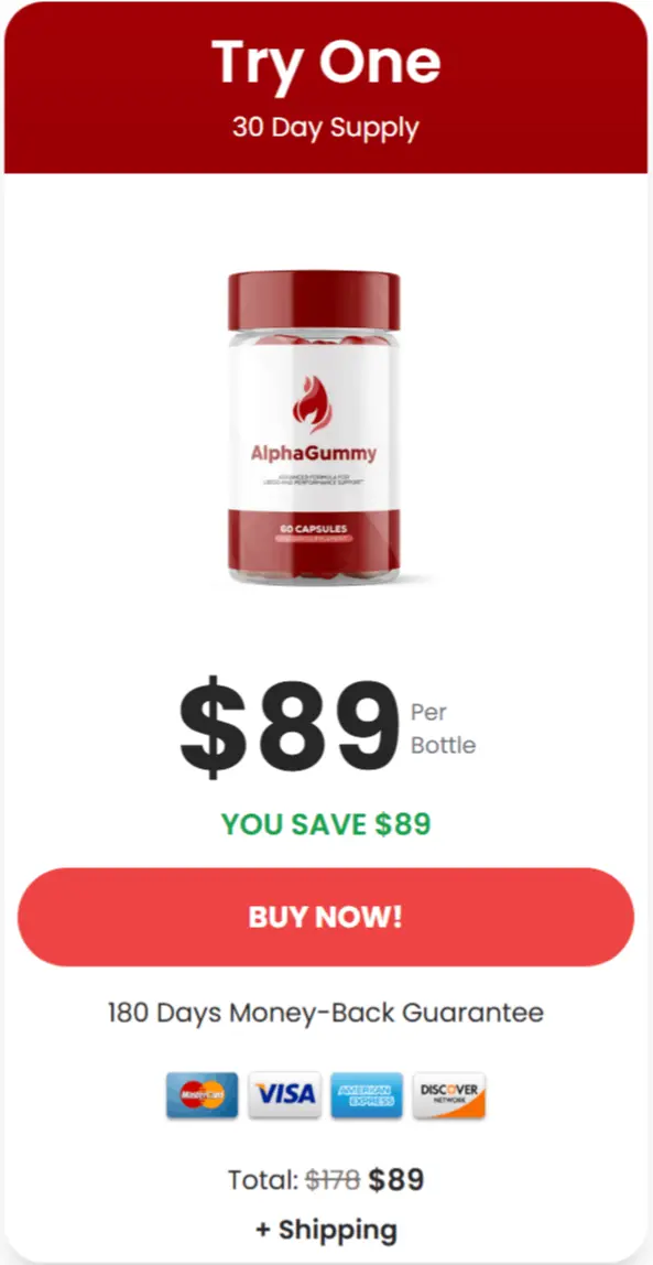 Alpha Gummy offer price